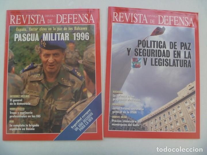 Military Antiques: LOTE 2 REVISTAS ESPA&Ntilde;OLA DE DEFENSA , N&ordm; 95 Y 96 , ENERO Y FEBRERO 1986