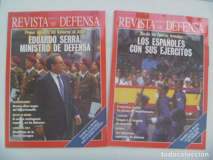 Military Antiques: LOTE 2 REVISTAS ESPA&Ntilde;OLA DE DEFENSA , N&ordm; 99 Y 100 , MAYO Y JUNIO DE 1996