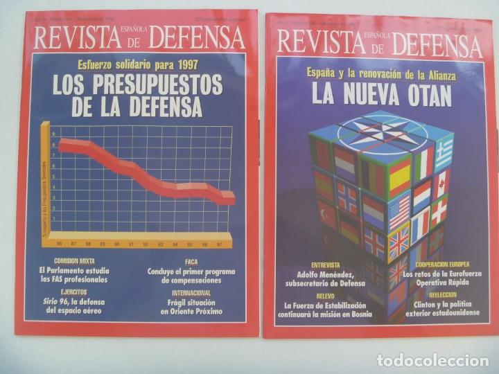 Military Antiques: LOTE 2 REVISTAS ESPA&Ntilde;OLA DE DEFENSA , N&ordm; 105 Y 106 , NOVIEMBRE Y DICIEMBRE 1996