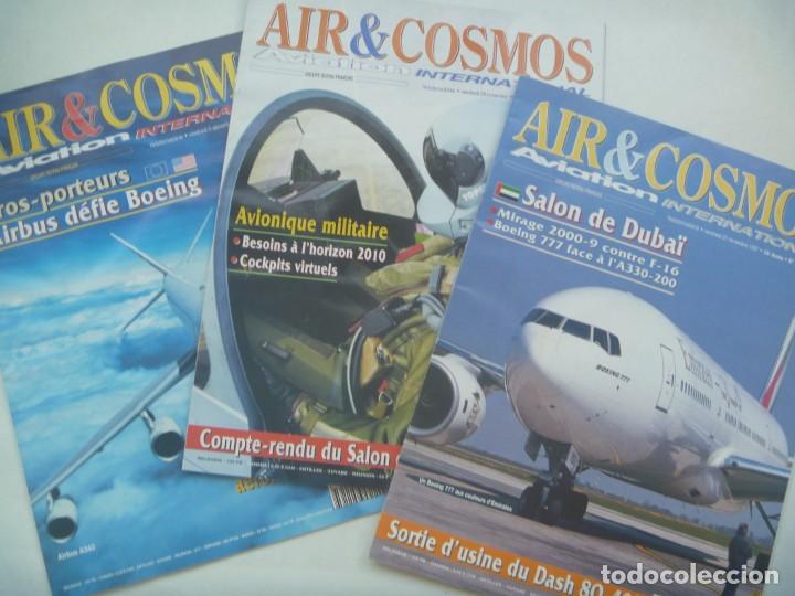 Military Antiques: REVISTA DE AVIACION INTERNACIONAL : LOTE DE 3 REVISTAS AIR & COSMOS , 1997. EN FRANCES