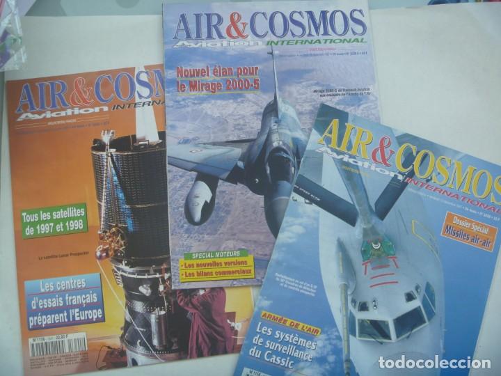 Military Antiques: REVISTA DE AVIACION INTERNACIONAL : LOTE DE 3 REVISTAS AIR & COSMOS , 1997. EN FRANCES