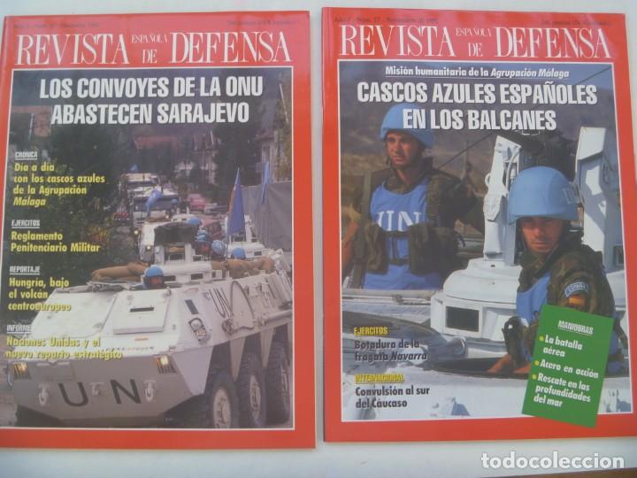 Military Antiques: LOTE 2 REVISTAS ESPA&Ntilde;OLA DE DEFENSA , N&ordm; 57 Y 58 , NOVIEMBRE Y DICIEMBRE 1992