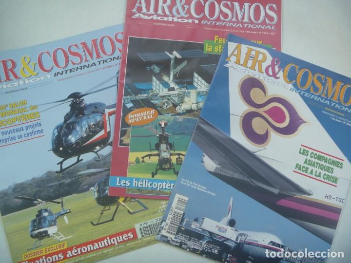 Military Antiques: REVISTA DE AVIACION INTERNACIONAL : LOTE DE 3 REVISTAS AIR & COSMOS , 1998. EN FRANCES