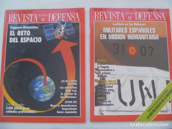 Military Antiques: LOTE 2 REVISTAS ESPA&Ntilde;OLA DE DEFENSA , N&ordm; 55 Y 56, SEPTIEMBREY OCTUBRE 1992: MISION EN BALCANES, ETC