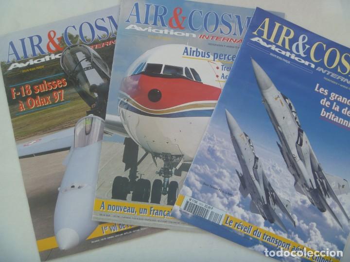 Military Antiques: REVISTA DE AVIACION INTERNACIONAL : LOTE DE 3 REVISTAS AIR & COSMOS , 1997. EN FRANCES