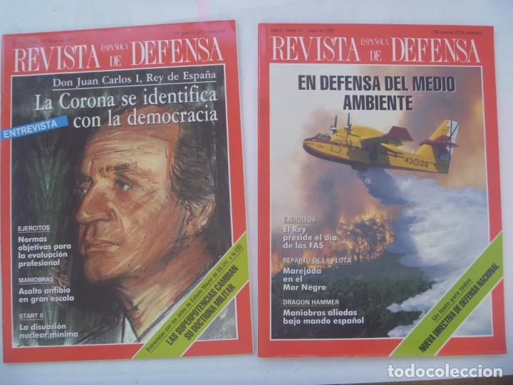 Military Antiques: LOTE 2 REVISTAS ESPA&Ntilde;OLA DE DEFENSA , N&ordm; 51 Y 52 , MAYO Y JUNIO 1992