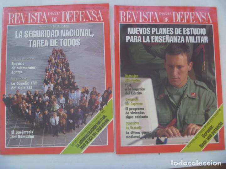Military Antiques: LOTE 2 REVISTAS ESPA&Ntilde;OLA DE DEFENSA , N&ordm; 49 Y 50 , MARZO ABRIL 1992