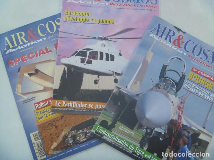 Military Antiques: REVISTA DE AVIACION INTERNACIONAL : LOTE DE 3 REVISTAS AIR & COSMOS , 1997. EN FRANCES