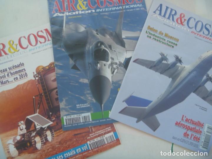 Military Antiques: REVISTA DE AVIACION INTERNACIONAL : LOTE DE 3 REVISTAS AIR & COSMOS , 1997. EN FRANCES