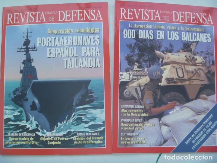 Military Antiques: LOTE 2 REVISTAS ESPA&Ntilde;OLA DE DEFENSA , N&ordm; 85 Y 86 , MARZO ABRIL 1995: PORTAAERONAVES ESPA&Ntilde;OLAS, ETC