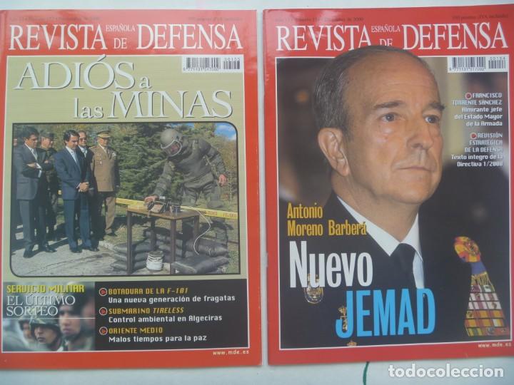 Militaria: LOTE 2 REVISTAS ESPA&Ntilde;OLA DE DEFENSA , N&ordm; 153 Y 154 , NOVIEMBRE Y DICIEMBRE 2000: ADIOS A LAS MINAS,