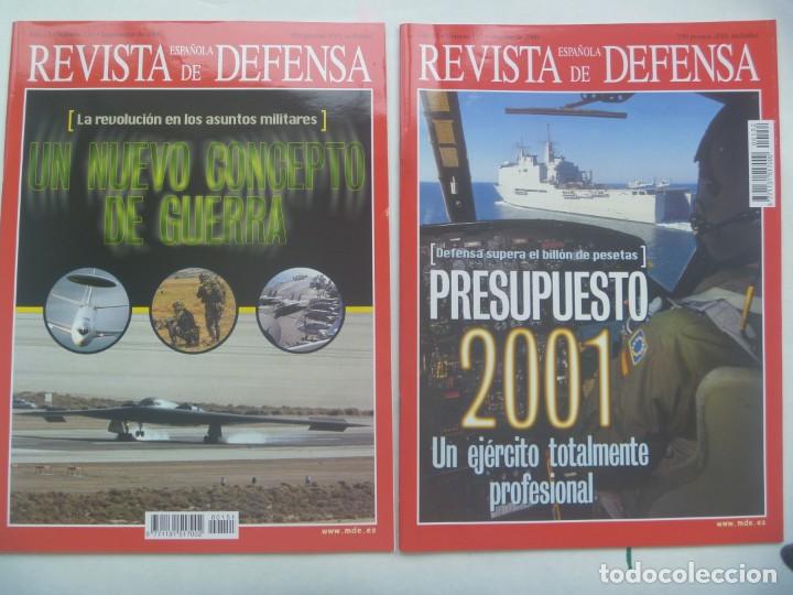 Military Antiques: LOTE 2 REVISTAS ESPA&Ntilde;OLA DE DEFENSA , N&ordm; 151 Y 152 , SEPTIEMBRE Y OCTUBRE 2000