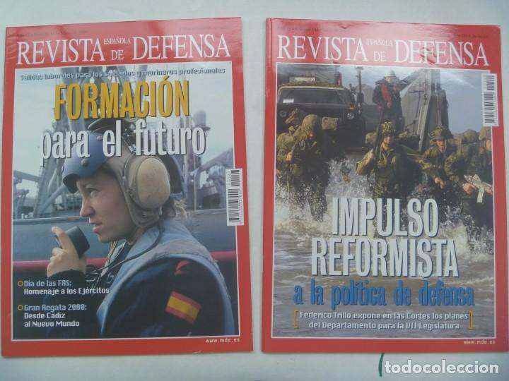Military Antiques: LOTE 2 REVISTAS ESPA&Ntilde;OLA DE DEFENSA , N&ordm; 147 Y 148 , MAYO Y JUNIO 2000