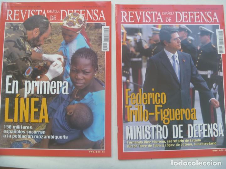 Military Antiques: LOTE 2 REVISTAS ESPA&Ntilde;OLA DE DEFENSA , N&ordm; 145 Y 146 , MARZO - ABRIL DE 2000