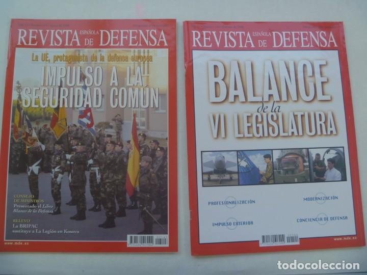 Military Antiques: LOTE 2 REVISTAS ESPA&Ntilde;OLA DE DEFENSA , N&ordm; 143 Y 144 , ENERO Y FEBRERO 2000