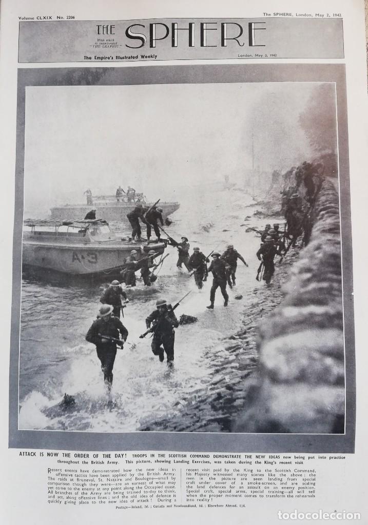 Military Antiques: THE SPHERE n&ordm; 2206. 5. Mayo. 1942.