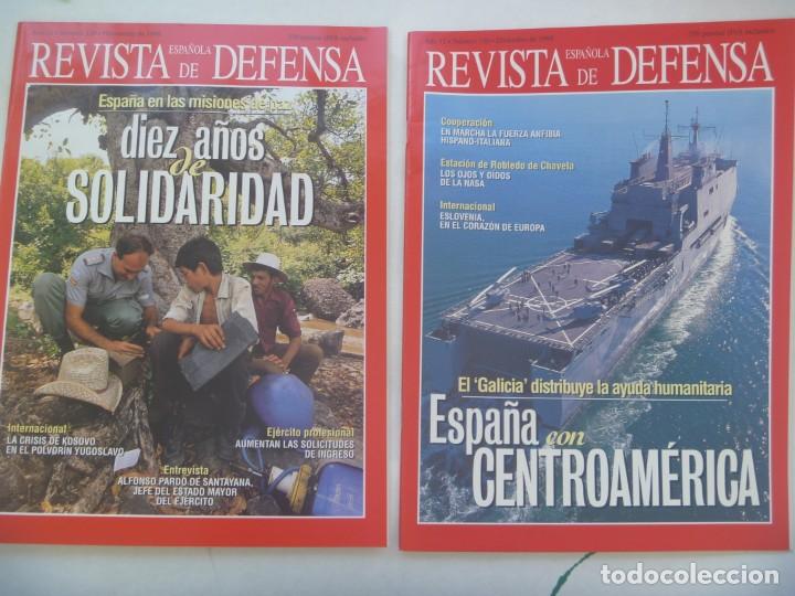 Militaria: LOTE 2 REVISTAS ESPA&Ntilde;OLA DE DEFENSA , N&ordm; 129 Y 130 , NOVIEMBRE Y DICIEMBRE 1998