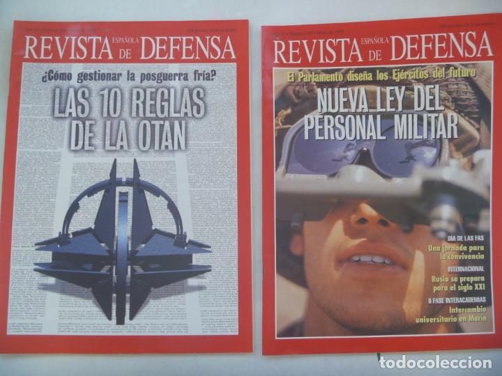 Militaria: LOTE 2 REVISTAS ESPA&Ntilde;OLA DE DEFENSA , N&ordm; 123 Y 124 , MAYO Y JUNIO 1998