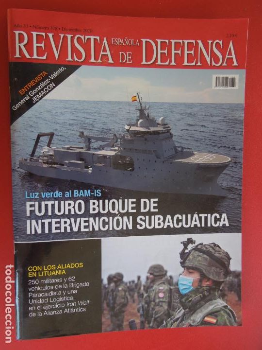 Military Antiques: REVISTA ESPA&Ntilde;OLA DE DEFENSA N&ordm; 378 - 12-2020 - FUTURO BUQUE DE INTERVENCION SUBACUATICA