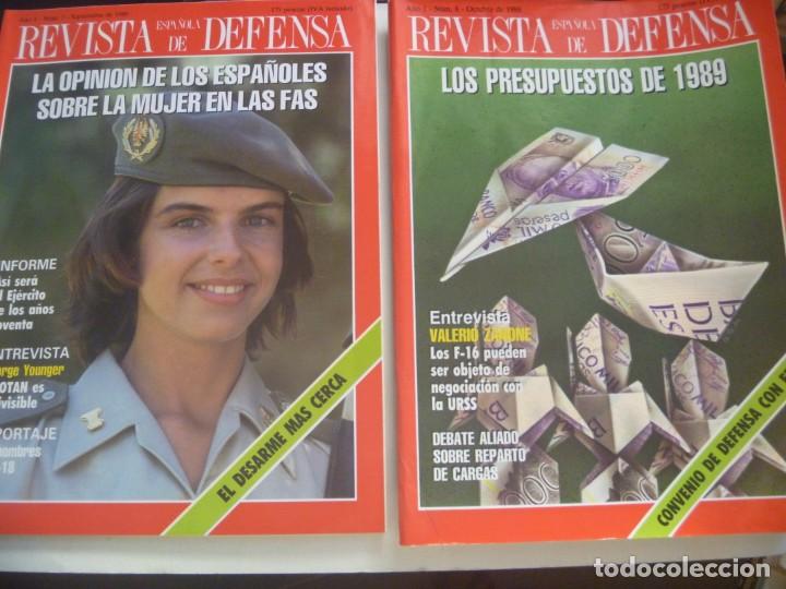 Militaria: LOTE 2 REVISTAS ESPA&Ntilde;OLA DE DEFENSA , N&ordm; 7 Y 8 , SEPTIEMBRE Y OCTUBRE 1988