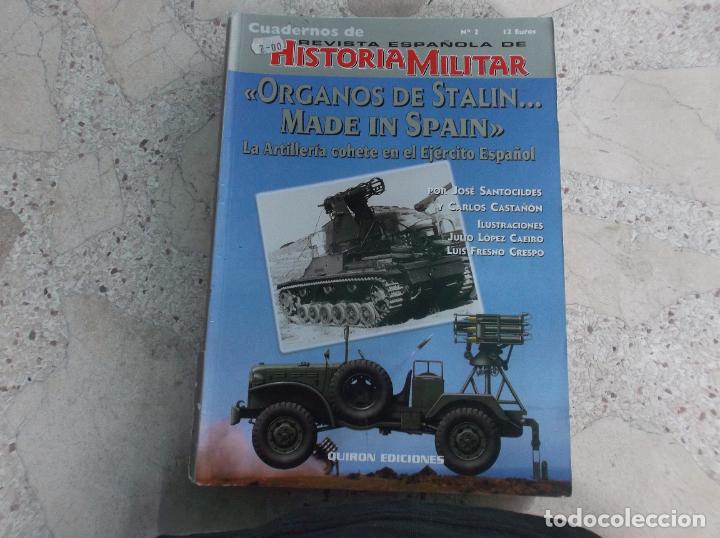 Militaria: cuadernos revista espa&ntilde;ola historia militar n&ordm; 2, organos de stalin.....,masde in spain la artilleri