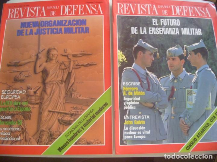 Militaria: LOTE 2 REVISTAS ESPA&Ntilde;OLA DE DEFENSA , N&ordm; 3 Y 4 , MAYO Y JUNIO 1988
