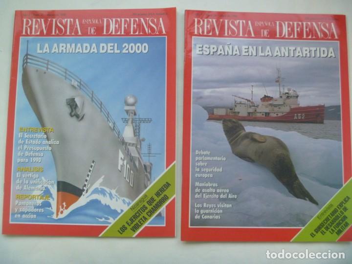 Military Antiques: LOTE 2 REVISTAS ESPA&Ntilde;OLA DE DEFENSA , N&ordm; 25 Y 26 , MARZO Y ABRIL 1990: ARMADA, ESPA&Ntilde;A EN ANTARTIDA