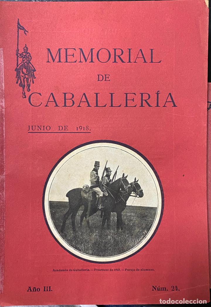 Military Antiques: REVISTA MEMORIAL DE CABALLER&Iacute;A. A&Ntilde;O III. N&Uacute;M. 24. JUNIO DE 1918. SUMARIO.