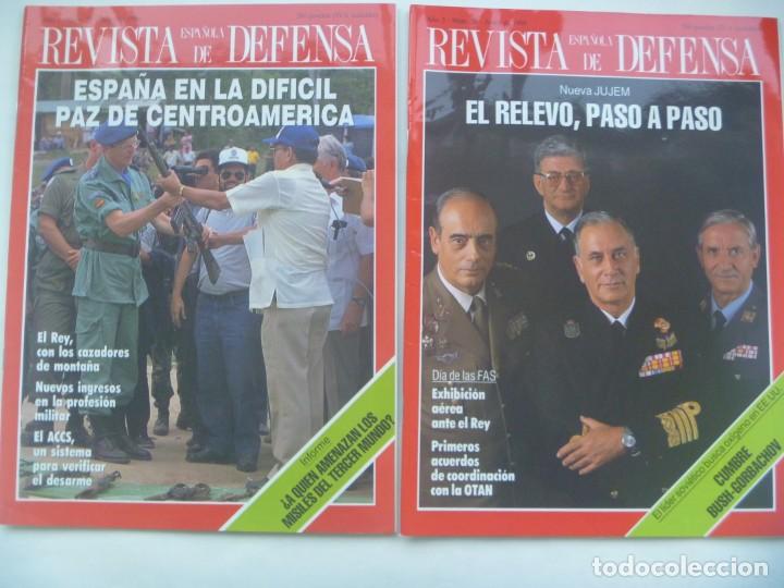 Militaria: LOTE 2 REVISTAS ESPA&Ntilde;OLA DE DEFENSA , N&ordm; 27 Y 28 , MAYO Y JUNIO 1990