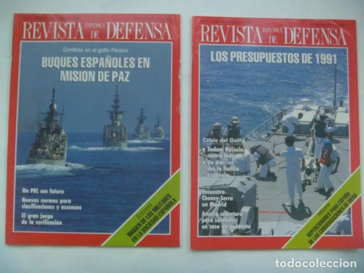 Militaria: LOTE 2 REVISTAS ESPA&Ntilde;OLA DE DEFENSA , N&ordm; 31 Y 32 , SEPTIEMBRE Y OCTUBRE 1990