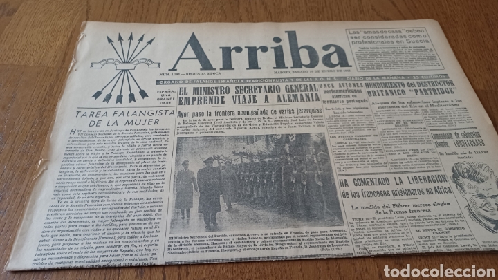 arriba año 1943 . segunda guerra mundial . muss - Compra venta en  todocoleccion