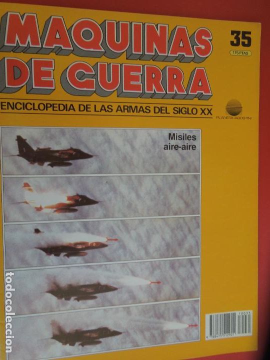 Militaria: MAQUINAS DE GUERRA N&ordm; 35 ENCICLOPEDIA DE LAS ARMAS DEL SIGLO XX- MISILES AIRE-AIRE