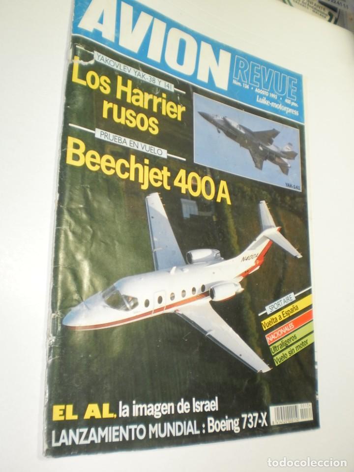 Militaria: avion revue n&ordm; 134 agosto 1993 (alg&uacute;n defecto)