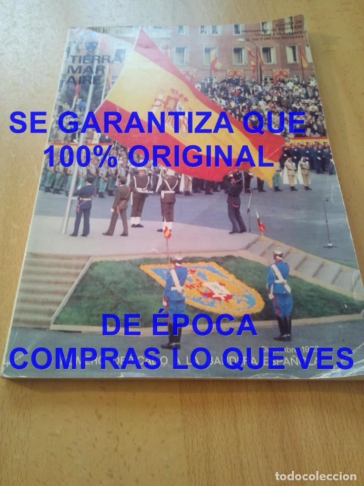Military Antiques: DEDICADO A LA BANDERA ESPA&Ntilde;OLA NUMERO ESPECIAL TIERRA MAR Y AIRE DICIEMBRE 1983 LG4