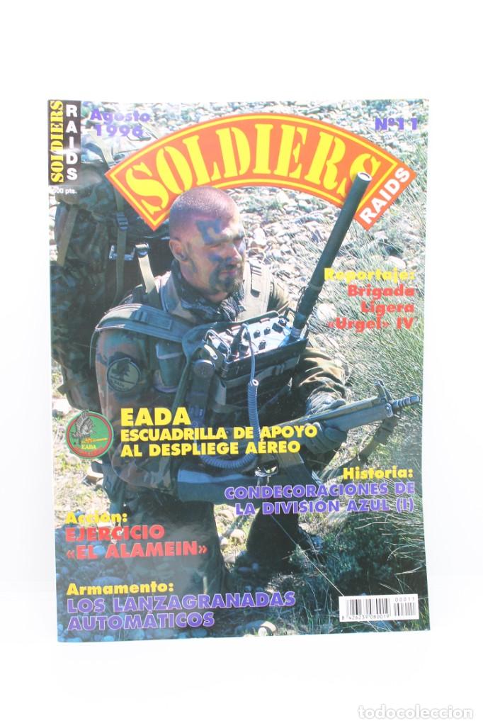 Militaria: revista SOLDIERS RAIDS N&ordm; 11 LANZAGRANADAS AUTOMATICOS ESCUADRILLA APOYO AEREO