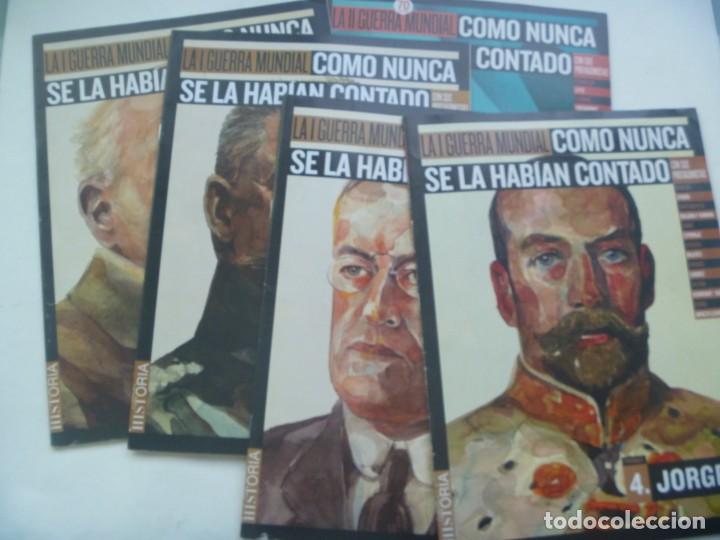 Military Antiques: LOTE DE 5 FASCICULOS COLECCION &uml; LA I GUERRA MUNDIAL COMO NUNCA SE LA HABIAN CONTADO &uml; Y II &ordf; GUERRA