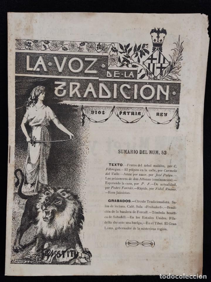 Military Antiques: Revista Carlista, La voz de la tradici&oacute;n. N&deg;52 1911.