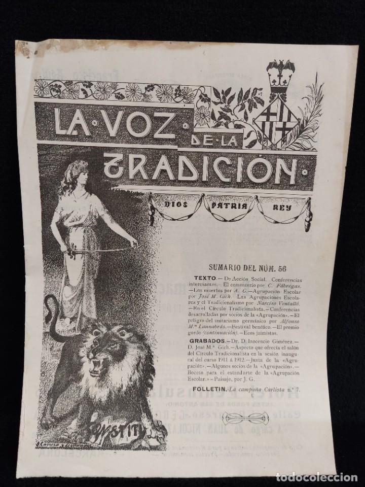 Military Antiques: Revista Carlista, La voz de la tradici&oacute;n. N&deg;56, 1911