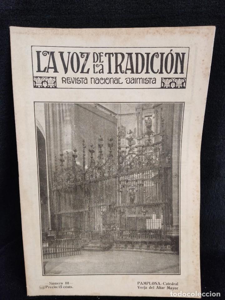 Military Antiques: Revista Carlista, La voz de la tradici&oacute;n. N&deg;111, 1912