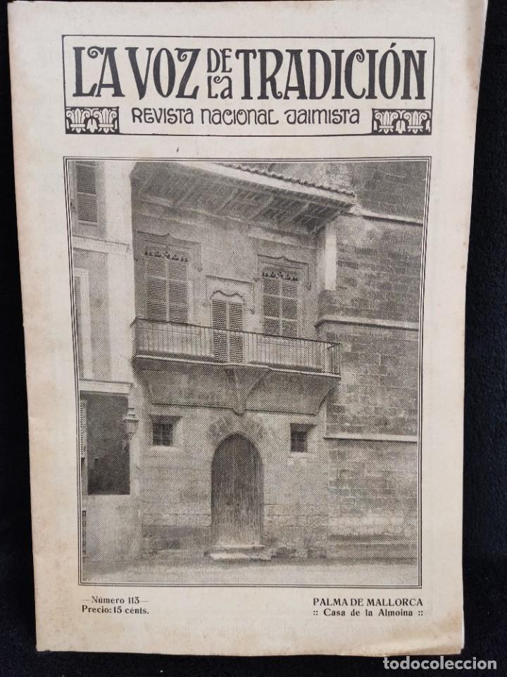 Military Antiques: Revista Carlista, La voz de la tradici&oacute;n. N&deg;113, 1912