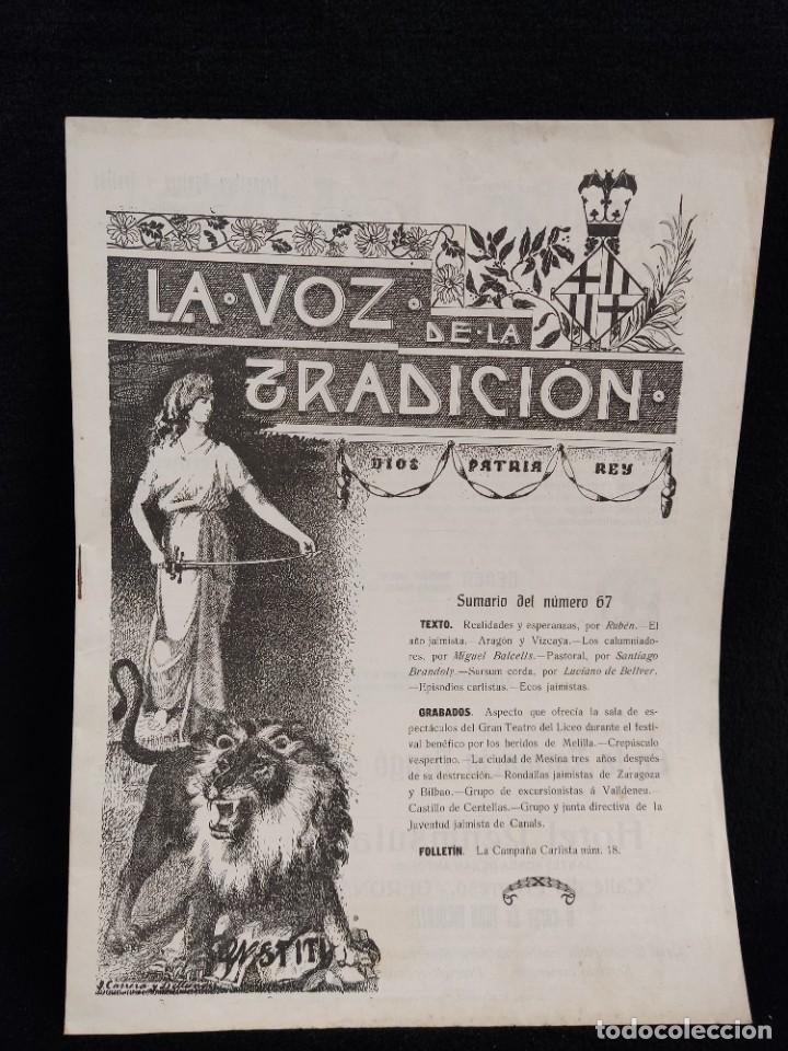 Military Antiques: Revista Carlista, La voz de la tradici&oacute;n. N&deg; 67, 1911