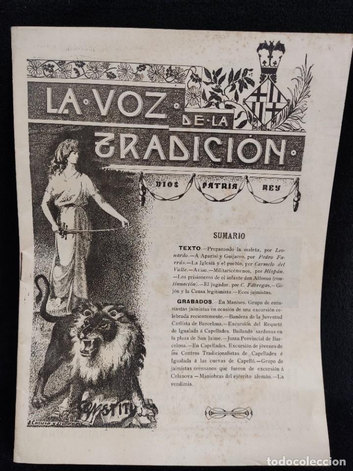 Military Antiques: Revista Carlista, La voz de la tradici&oacute;n. N&deg;51, 1911
