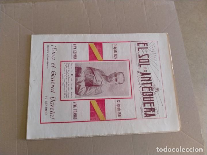 Militaria: periodico antequera guerra civil 1936-37