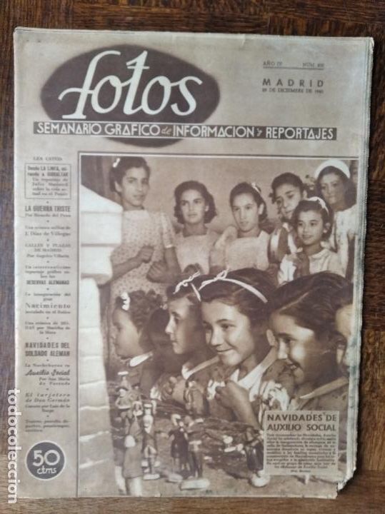 Militaria: FOTOS N&ordm; 200 DE 1940- POSTGUERRA EN ESPA&Ntilde;A, SEGUNDA GUERRA MUNDIAL NAVIDAD SOLDADOS ALEMANES, MADRID