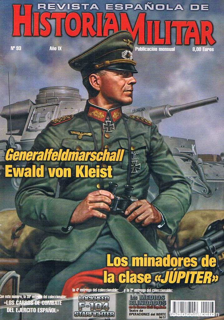 Militaria: Revista espa&ntilde;ola de historia militar numero 93 los minadores de la clase Jupiter **