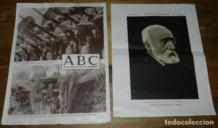 Militaria: ABC. DIARIO REPUBLICANO DE IZQUIERDAS. 29 DE JULIO DE 1937. GUERRA CIVIL. SON LAS PORTADAS Y LA LAMI