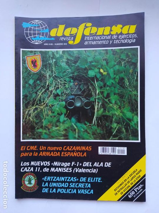 Militaria: REVISTA DEFENSA. INTERNAICIONAL DE EJERCITOS ARMAMANTO Y TECNOLOGIA N&ordm; 205. A&Ntilde;O XVIII. TDKC129