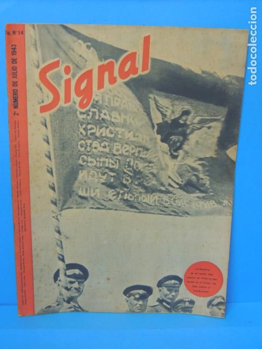 Militaria: REVISTA SIGNAL 2&ordm; N&Uacute;MERO DE JULIO DE 1943- N&ordm; 14