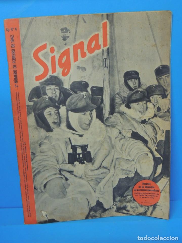 Militaria: REVISTA SIGNAL 2&ordm; N&Uacute;MERO DE FEBRERO DE 1942- N&ordm; 4