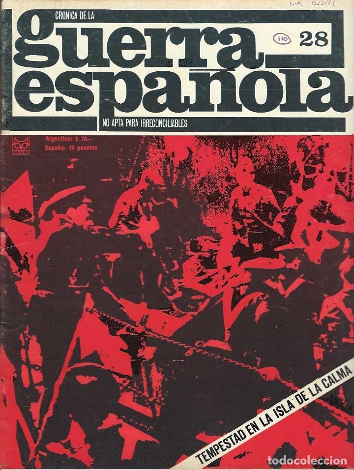 Military Antiques: CR&Oacute;NICA DE LA GUERRA ESPA&Ntilde;OLA n&ordm; 28.